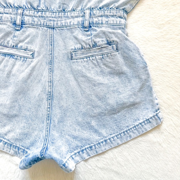 BLANKNYC Head Backstage Acid Wash Denim Romper Jumpsuit - Picture 14 of 14